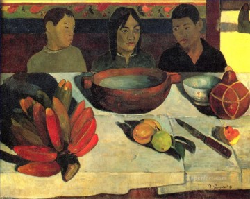 ポール・ゴーギャン Painting - 食事 バナナ ポスト印象派 原始主義 ポール・ゴーギャン